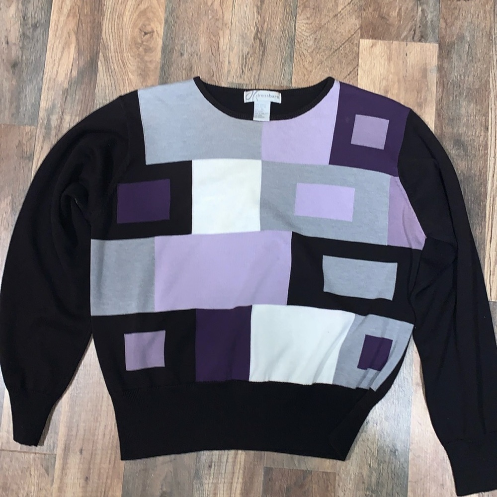 Vintage Dress Barn Color Block‎ Sweater.